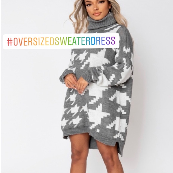 Oversized Sweater Dress - Picture 1 of 3
